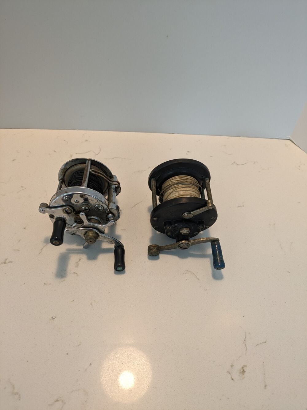 Vintage Fishing Reels Penn No 190 And PFLUGER ROCKET 1355